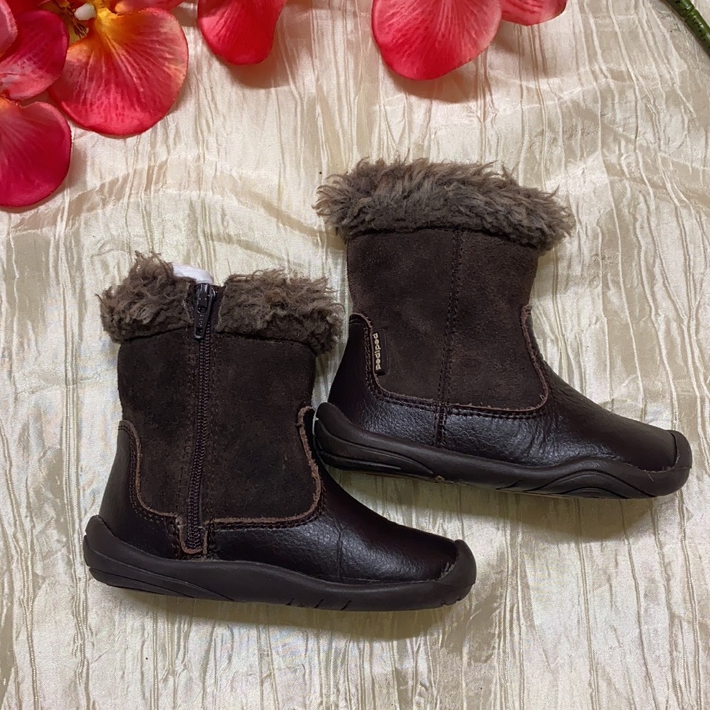 PEDIPED GRIP MIA FIRST WALKER BOOTEES